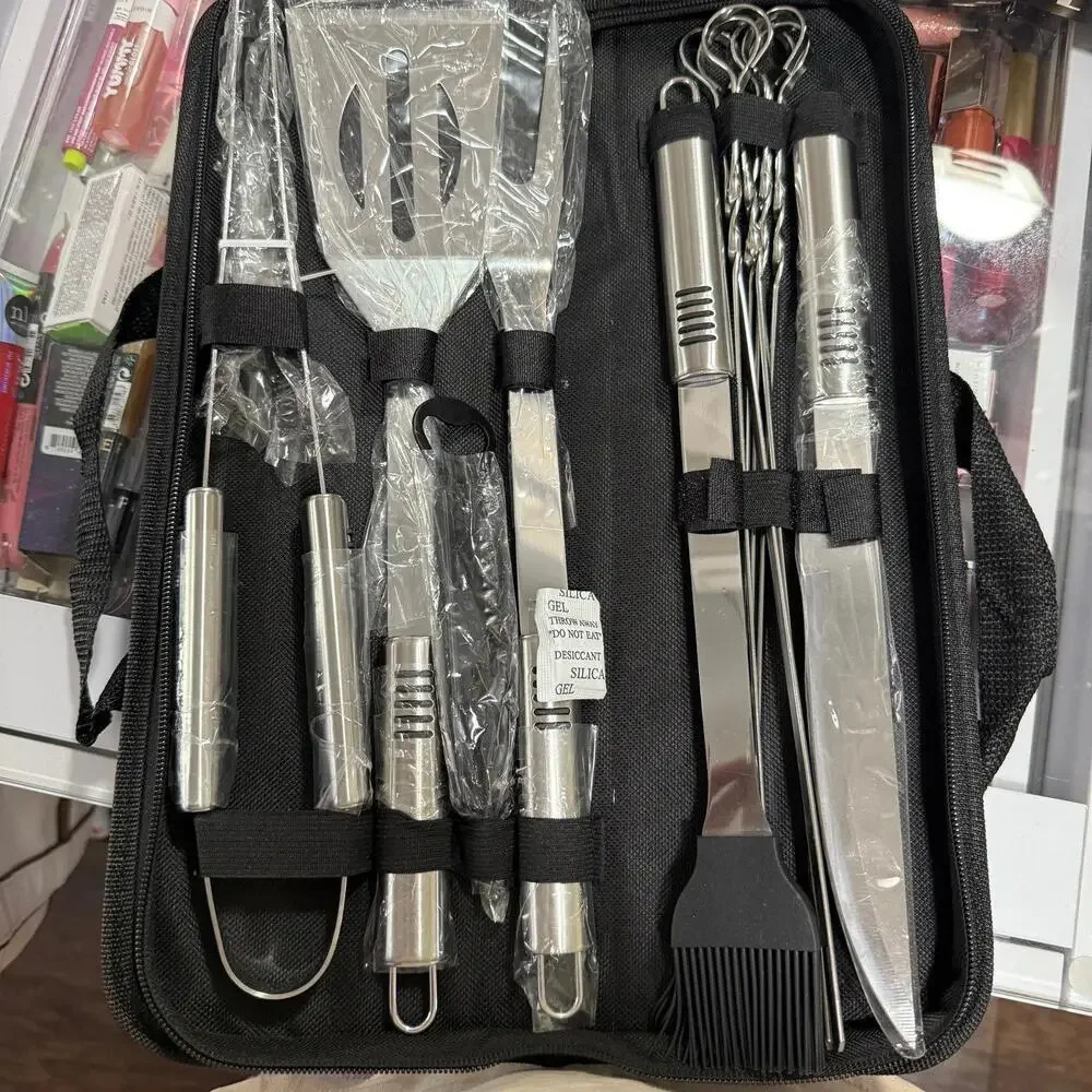 BBQ Grilling Tools Set Stainless Steel Grilling Accessories Kit